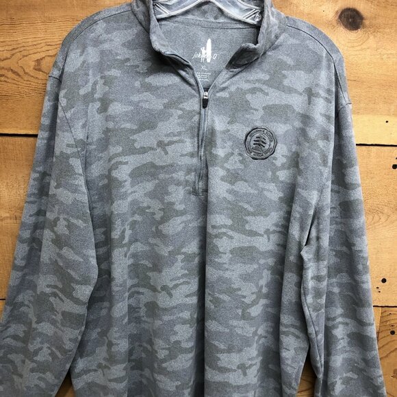 Johnnie-O 1/4 Zip Pullover Golf Performance Sweatshirt Mens Size XL Camouflage - Picture 3 of 11